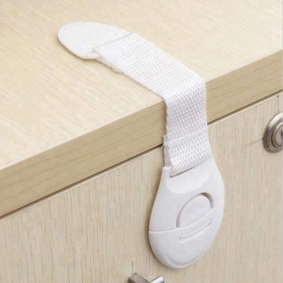 Child Infant Baby Safety Lock Latch Cupboard Cabinet Door Drawers Child Safety L - Picture 3 of 11